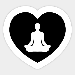 Yoga Love | I Heart... Sticker